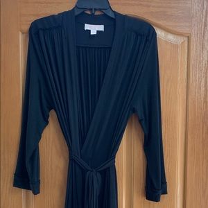 Oscar de la Renta long black robe